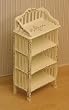Elegant Handpainted Dollhouse Miniature Shelving for the Nursery