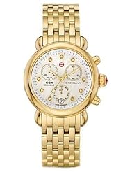 Michele CSX-36 Chronograph Diamond Gold-Tone Ladies Watch MWW03M000201