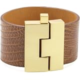 Leighelena Jigsaw Cognac Lizard Size Buckle Wi