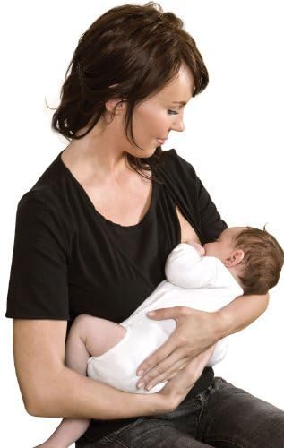 Carriwell Kaj Short Sleeve Nursing and Maternity Top (Medium) by Carriwell