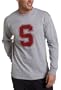Stanford Cardinal Athletic Oxford Long Sleeve T-Shirt (Large, Athletic Oxford)