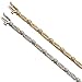 14kt White Gold Extensive Bar Diamond Fashion Bracelet