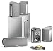 Polk Audio RM6800 5.1 Channel Home Theater Speaker System (Set of Six, Titanium)