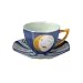 Pfaltzgraff Villa della Luna Moon Cup and Saucer Set