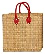Moroccan Straw Summer Beach / Shopper / Tote Bag