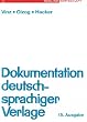 Dokumentation deutschsprachiger Verlage. 15. Ausgabe. Mit CD-ROM