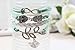 W Wild Wind (TM Christmas Unique Sliver Couple Owl Braided Refreshing Color Leather Bracelet
