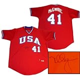 Mark McGwire Hand Signed USA Jersey at Steiner Sports