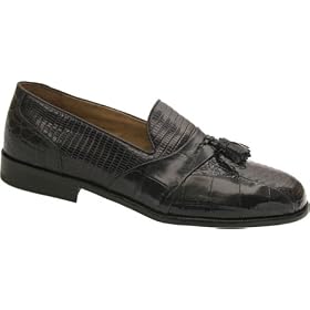 Mens Stacy Adams Alberto 23059 - Olive Snake w Croco and Lizard Print Leather by Stacy Adams