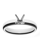 Platinum 3.5mm Comfort Fit Engagement Ring Setting by Amazon.com Collection