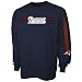 New England Patriots Navy Blue Flea Flicker Long Sleeve T-shirt