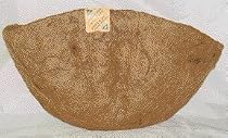 Shaped Coco Trough Fibler Basket Liner, 24"