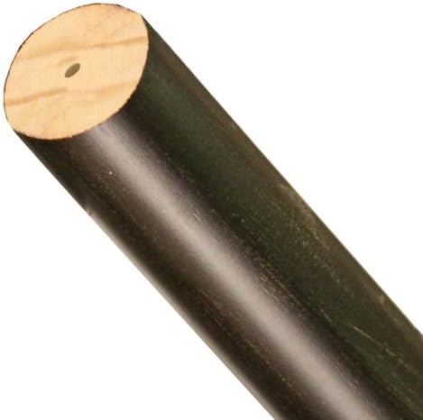 Menagerie 2-Inch Compatible Smooth Drapery Pole, 6-Feet, Bronze/Black