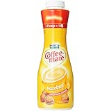 Coffee-mate Coffee Creamer, Hazelnut Table-Top Pump Bottle, 625ml, 21.1-Ounce