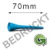 250 Stk. Bio Golf Tees (Blau, 70mm) - PERSONALISIERT