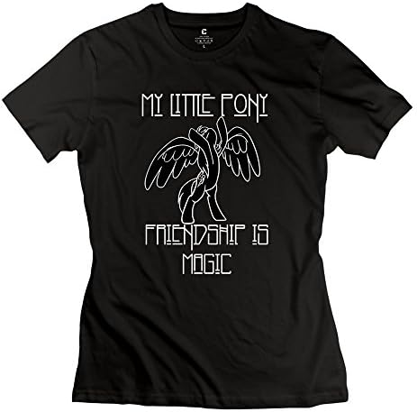 CHA Women's Led Zeppelin Hard Rock Band Logo T-shirt - S Black