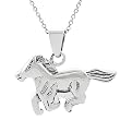 Sterling Silver Horse Necklace
