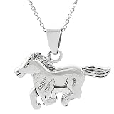 Sterling Silver Horse Necklace