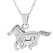 Sterling Silver Horse Necklace