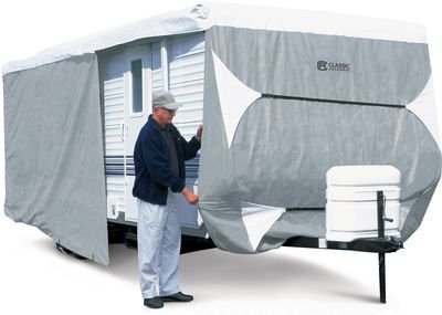 Classic Accessories 73563 PolyPro III Deluxe Travel Trailer Cover, Fits 27