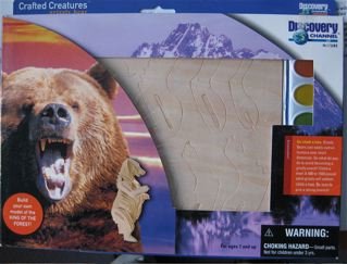 Childrens Toyshop  Toys : Discovery Channel Crafted Creatures: Grizzly Bear