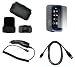 Cell Phone Accessories Bundle for AT&T LG Xenon GR500 (Includes; Custom LCD Guard Screen Protector, USB Sync Data Cable, Premium Leather Side Carry Case with Belt Clip and Belt Loops, Rapid CLA Car Charger) by Accessory Export