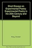 Short essays on experimental poetry : experimental poetry in the 20th century and beyond