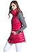 Women's Stylish Down Vest Puffer Coat Lightweight Sleeveless Down Windbreaker