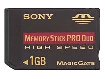 Sony MSXM1GN 1GB Memory Stick Pro Duo (Ideal for PSP)