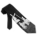 Don Quixote Tie by The American Necktie Co - Black Microfiber