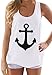 Ybenlow Women's Fashion Summer Sleeveless Printed T Shirt Tank Top