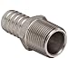 Dixon RN Series Stainless Steel 316 Hose Fitting, Insert, NPT Male x Hose ID Barbed