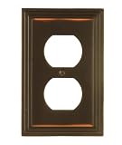 Amerelle AMZ84DVB Steps Duplex Wallplate 2-Pack, Venetian Bronze