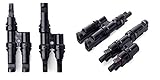 Anlighter® ペア MMF + FFM の分岐コネクタ太陽 MC4 コネクタ Y コネクタ