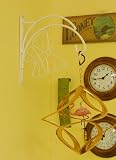 White Butterfly Outdoor Plant Hanger Bracket