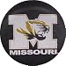 University Missouri Tigers black tire cover, size E