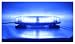 SoundOff Signal Pinnacle Mini Lightbar, Magnetic Mount - Blue/Clear lens