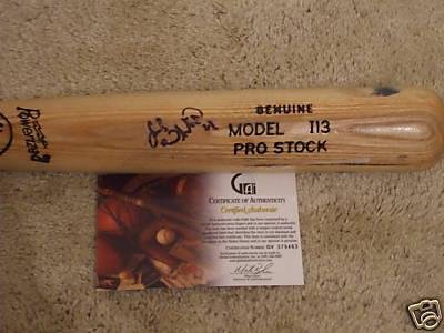 Joshua Whitesell Arizona Diamondbacks Signed Bat GAI - Autographed MLB Bats