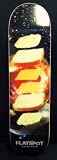 Flatspot Board Shop Grilled Cheese in Outer Space 7.6 In. Skateboard Deck