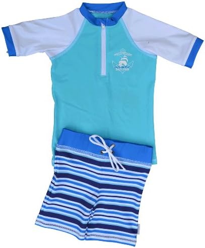 FEDJOA - Boy Uv Sun Protection Swim Set UPF 50+ - SAILING 5-6 years - French designer