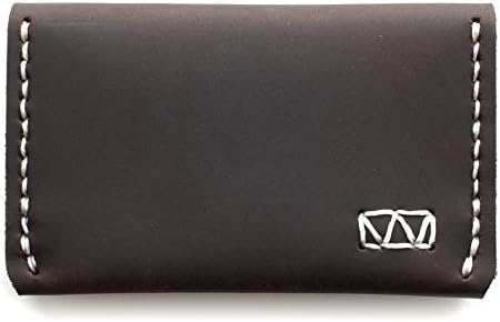 Waskerd Men's Prince Drew 2-Pocket Slim Card Wallet One Size Limousin Brown w/White