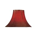Parchment Bell Shade - Burgundy