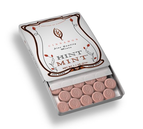 Hint Mint Mints, Cinnamon, 1.1-Ounce Tins (Pack of 12) by Classic Hint Mint