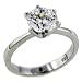 Sterling Silver Round Cut Cz Promise Cluster Wedding Engagement Solitaire Ring