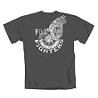 Official Licensed Merchandise - Foo Fighters T Shirt- Wings grey Unisex new S M L XL