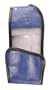 Technocel Leather Case - Blue - Plastic Face w/ Belt Clip and Flip For Motorola DPC 650