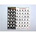 Large Print Scrabble Letter Stickers