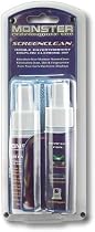 Monster ScreenClean LCD Display Cleaner 2 Bottle Screen Clean Mini Package (MPC CLNKIT-SM)