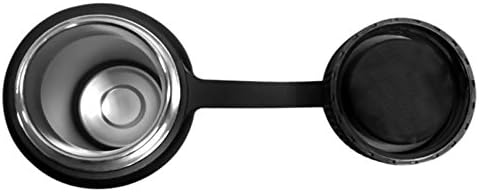 #1 Crystal Drip 40oz Matte Black Insulated Stainless Steel Water Bottle - Wide Mouth Leak Proof Water Bottles - Best Bottle For Sports, Outdoors And The Office - Cold For 24hrs And Hot For 12hrs