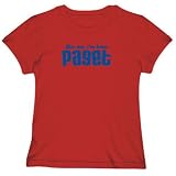 T-SHIRT WOMAN RED  KISS ME , I'M FROM PAGET  BERMUDA